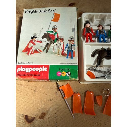 294 - Marx Toys Playpeople 1970s - Pre Playmobil - Boxed