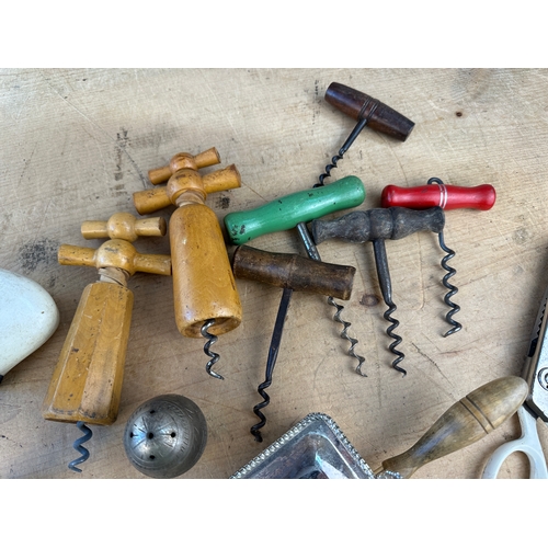 483 - Group of Vintage Corkscrews, Bottle Openers, Nutcrackers etc.