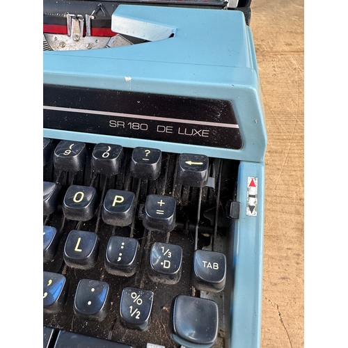 485 - Silver-Reed SR180 De Luxe Portable Typewriter