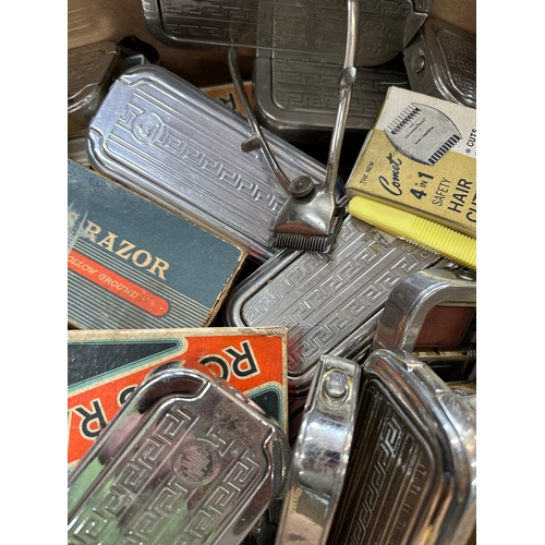 465 - Large Quantity of Rolls Razors, Hair Clippers etc.