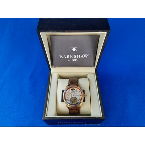 220 - Boxed Earnshaw Longitude Automatic Wrist Watch ES-8063-02