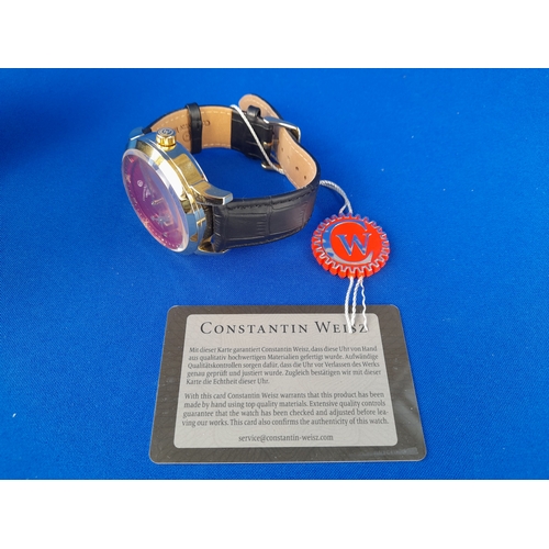 251 - Boxed Constantin Weisz Limited Edition No. 491/700 Automatic Wrist Watch