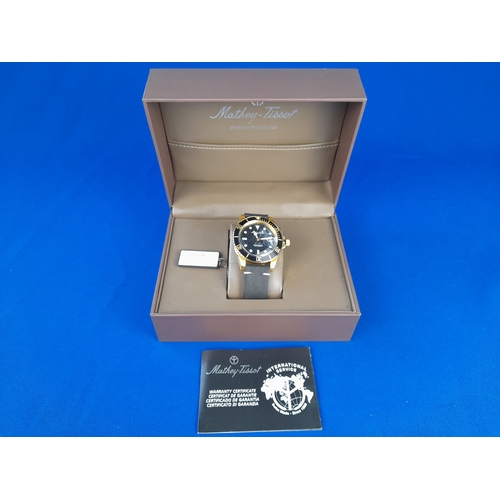 259 - Boxed Mathey-Tissot Mens Vintage Wrist Watch H901PLN