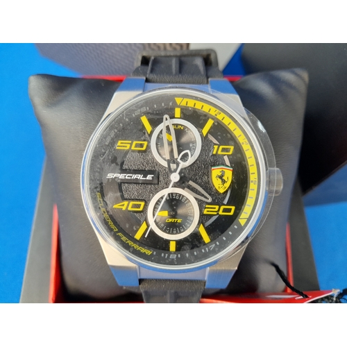 263 - Boxed As New Scuderia Ferrari Mens Speciale Wrist Watch 0830355