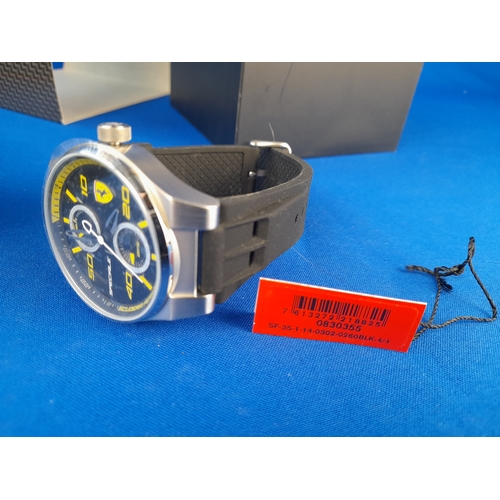 263 - Boxed As New Scuderia Ferrari Mens Speciale Wrist Watch 0830355