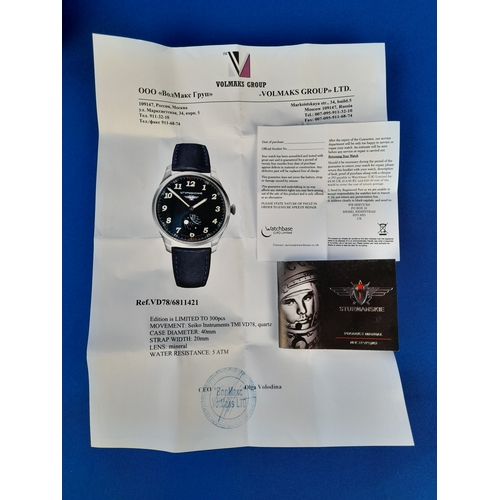 266 - Boxed Sturmanskie Yuri Gagarin Limited Edition Quartz Wrist Watch VD78/6811421