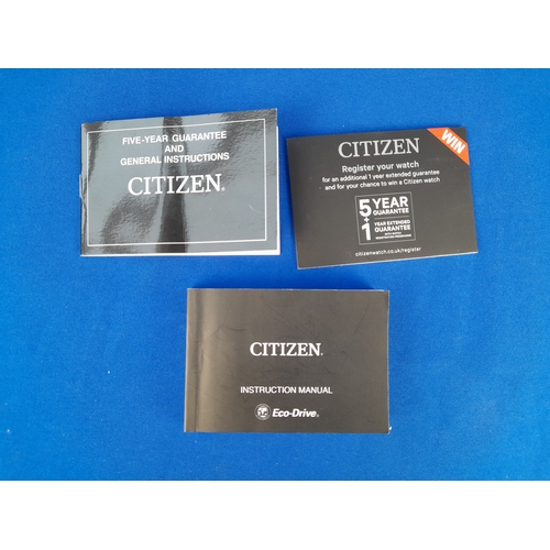 275 - Boxed Citizen Eco-Drive Quartz Wrist Watch GN-4-S