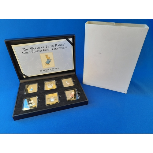 470 - Limited Edition Cased World of Peter Rabbit Gold-Plated Ingot Collection – 881/995