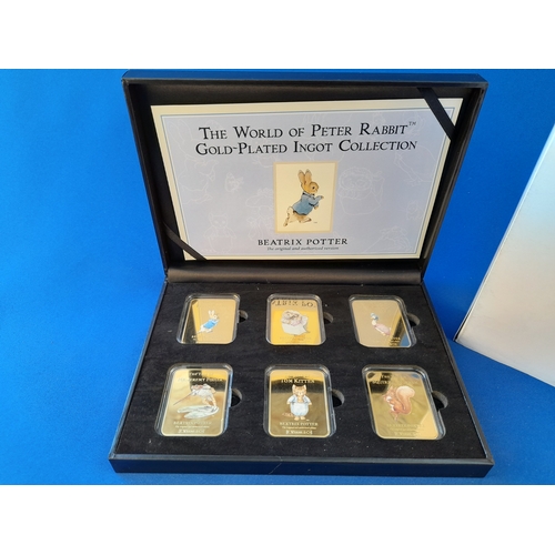 470 - Limited Edition Cased World of Peter Rabbit Gold-Plated Ingot Collection – 881/995