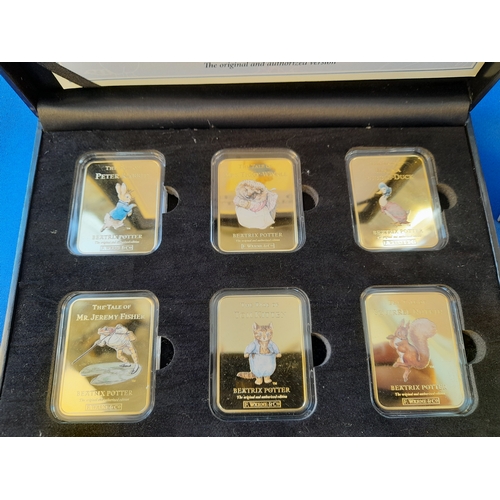 470 - Limited Edition Cased World of Peter Rabbit Gold-Plated Ingot Collection – 881/995