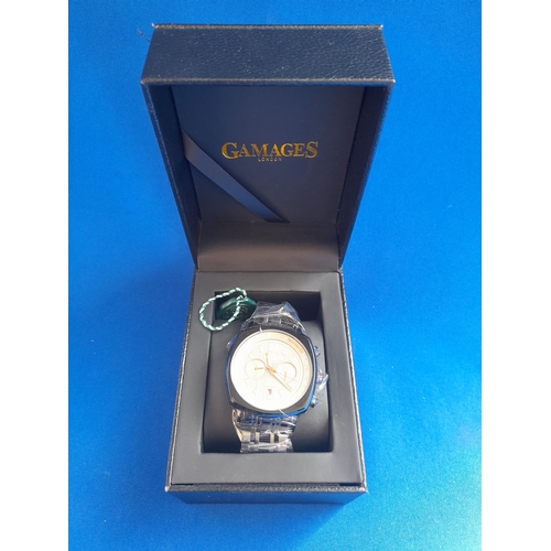 190 - Boxed As New Gamages Limited Edition Vintage Automatic Wrist Watch