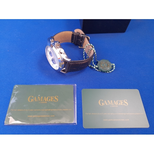 196 - Boxed Gamages Limited Edition Infantry Automatic Wrist Watch - serial no. GM10091310