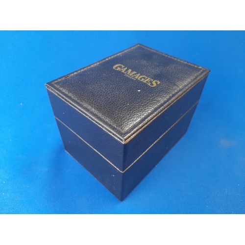 201 - Boxed As New Gamages Limited Edition Automatic Wrist Watch with Spare Links - serial no. GM10110289