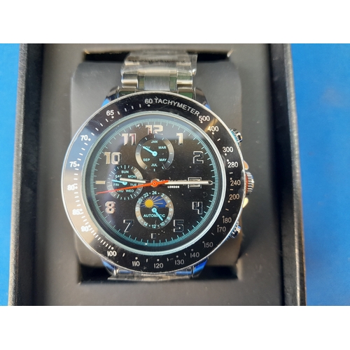 207 - Boxed As New Gamages Limited Edition Alpha Automatic Wrist Watch - serial no. GM10109325