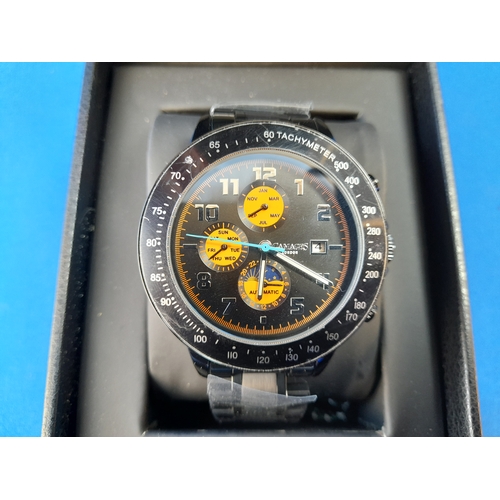 213 - Boxed As New Gamages Limited Edition Alpha Automatic Wrist Watch - serial no. GM10109223