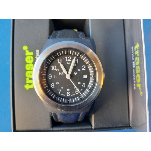 214 - Boxed Traser MB-Microtec H3 Illumination Wrist Watch - P59, Type 3, Tritium