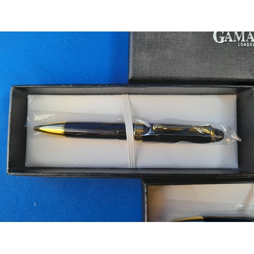 491 - 3 Boxed Gamages Pens