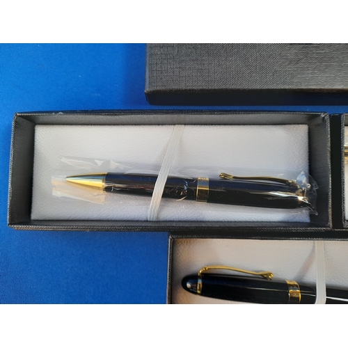 492 - 3 Boxed Gamages Pens