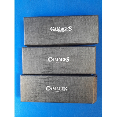 493 - 3 Boxed Gamages Pens