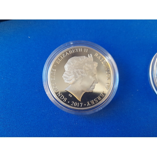 506 - Boxed Proof Remembrance Poppy £5 Coin and Cook Islands Princess Diana One Dollar