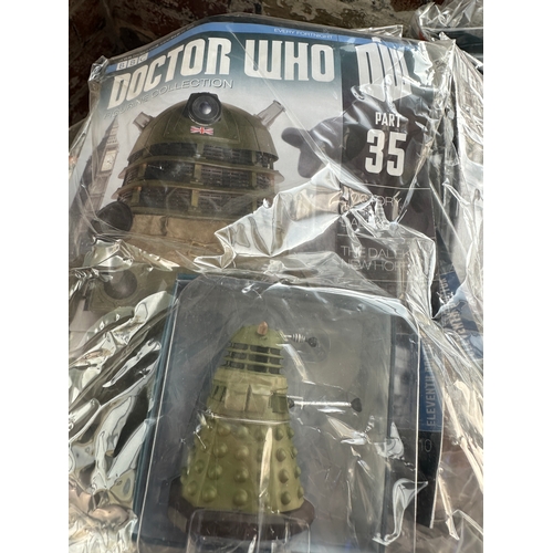 468 - 65x Eaglemoss BBC Dr Who Collectors Magazines & Figures