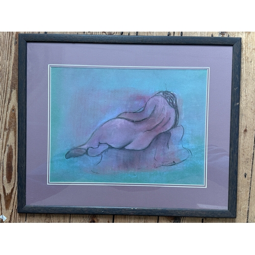 629 - Nude Study of a Lady in Pastel by Susan Pickersgill