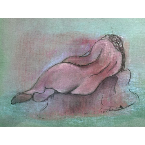 629 - Nude Study of a Lady in Pastel by Susan Pickersgill