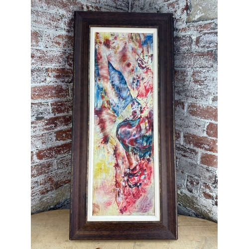 630 - 'Rapture' An Abstract Nude Study of a Lady, Signed Limited Edition Print by Local Artist Georgia Mat... 