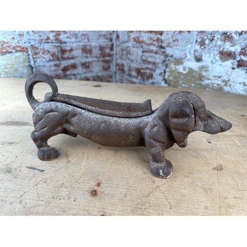 474 - Cast Iron Dachshund Boot Scraper