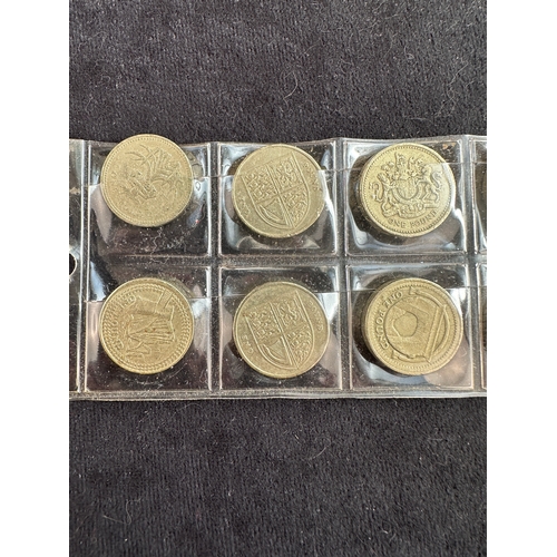 132 - Group of Vintage £1 Coins