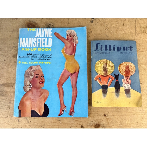 424 - Jayne Mansfield Pin-up Book & September 1948 Lilliput Magazine