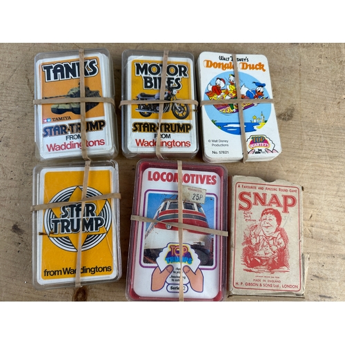 304 - Vintage Top Trumps, Star Trumps & Snap Cards.