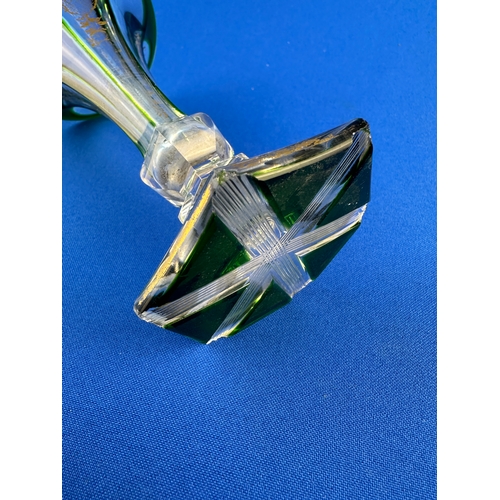 597 - Antique Cut Crystal Bud Vase in the style of St. Louis