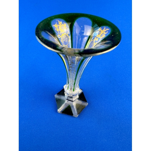 597 - Antique Cut Crystal Bud Vase in the style of St. Louis