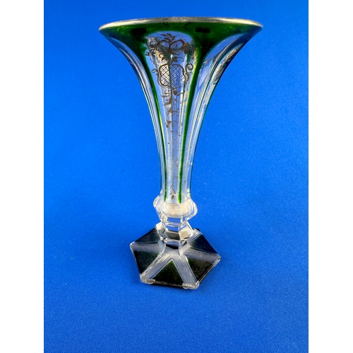 597 - Antique Cut Crystal Bud Vase in the style of St. Louis