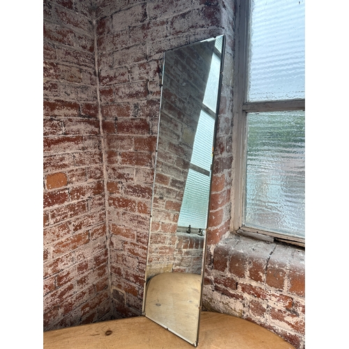 854 - Long Bevelled Edge Frameless Mirror