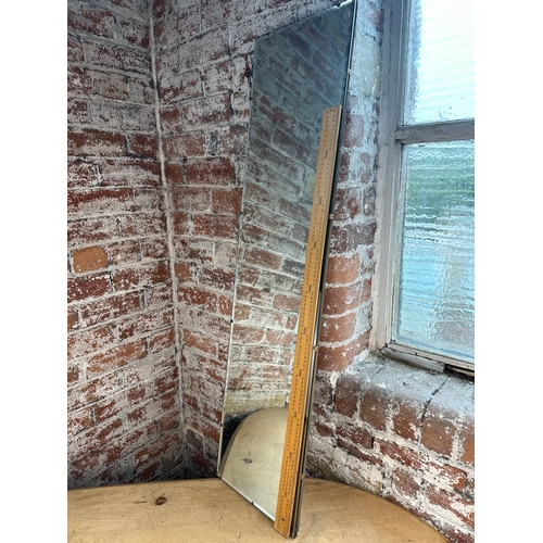 854 - Long Bevelled Edge Frameless Mirror