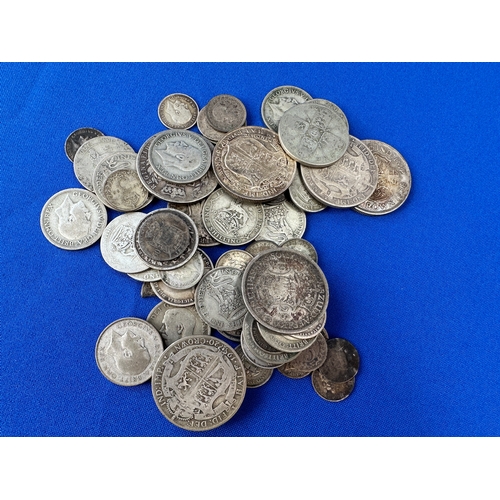 152 - Silver Content Antique Coins 260g