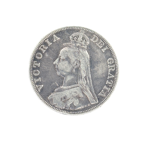 153 - 1889 Silver Double Florin in Good Condition