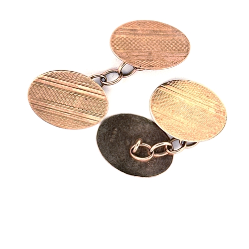 29 - Pair of 9ct Gold Cufflinks 3.78g