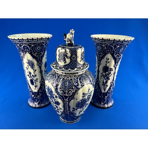 560 - Trio of Villeroy & Boch Delft Items