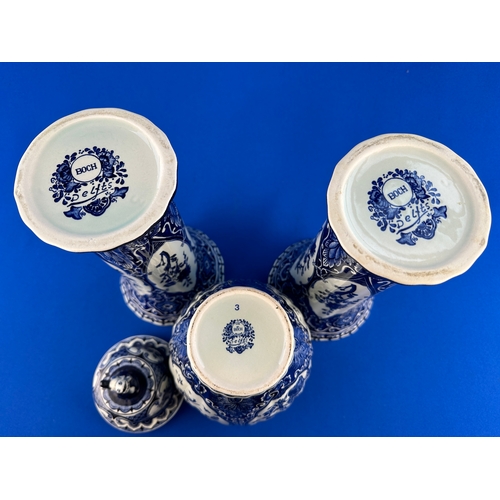 560 - Trio of Villeroy & Boch Delft Items