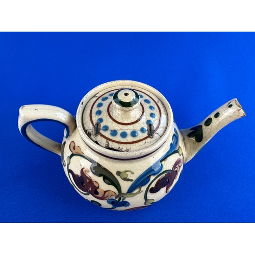 564 - Tormohun Torquay Pottery Teapot - Lid as found