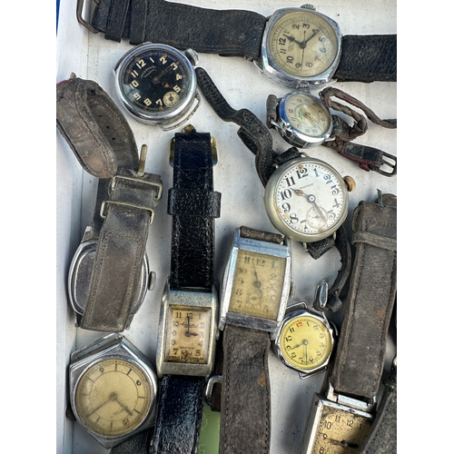 176 - Quantity of Vintage Watches for Spares or Repair