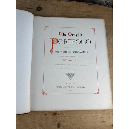 404 - 1877 The Graphic Portfolio - A Selection from the Admired Engravings which have appeared in The Grap... 