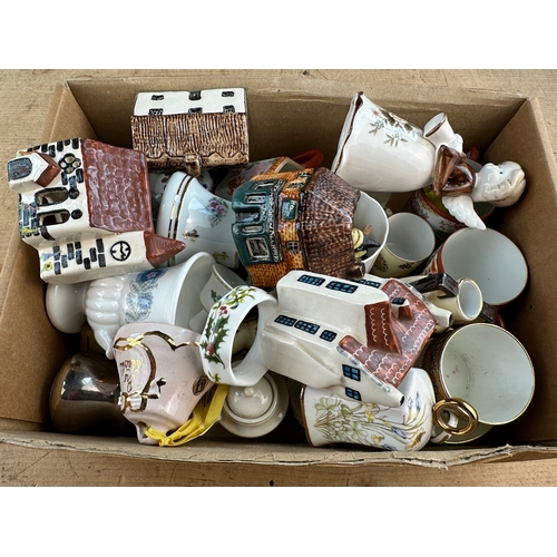 566 - Box of Small Collectable Ceramic Items