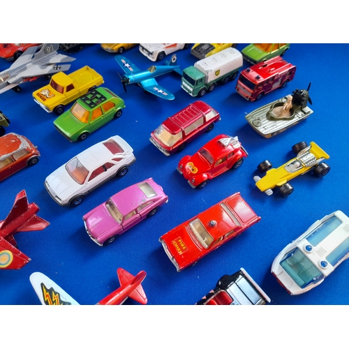 310 - Tray of Playworn Matchbox Superfast Diecast Vehicles