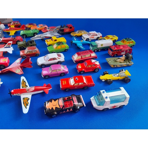 310 - Tray of Playworn Matchbox Superfast Diecast Vehicles