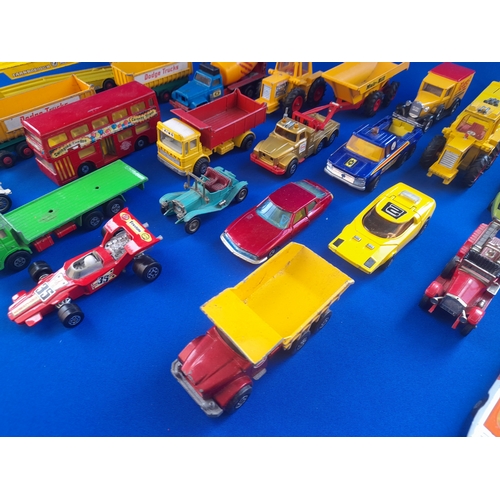 311 - Tray of Playworn Matchbox King Size Diecast Vehicles