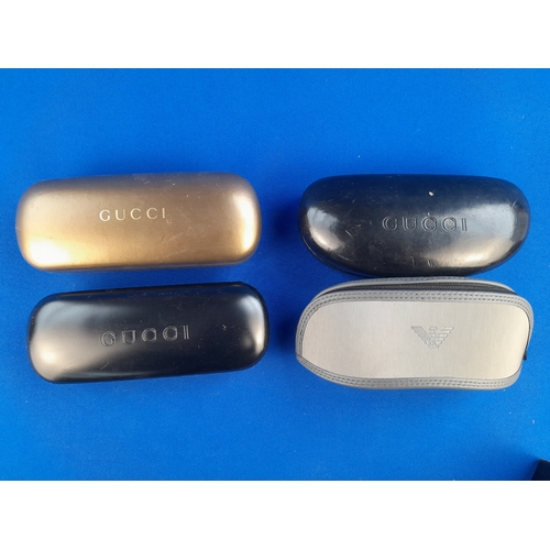 364 - Selection of Empty Sunglasses Cases including Gucci, Givenchy and Ray Ban